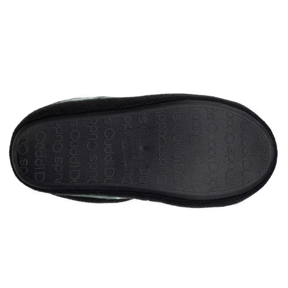 New Cuddl Duds DINOSAUR Boys' Green and Black Slippers large 5 6 - Picture 4 of 10